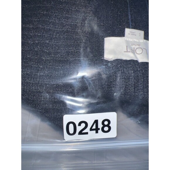 Loft Women's Open Front Cardigan Sweater Black Medium Soft and Cozy - Picture 8 of 8